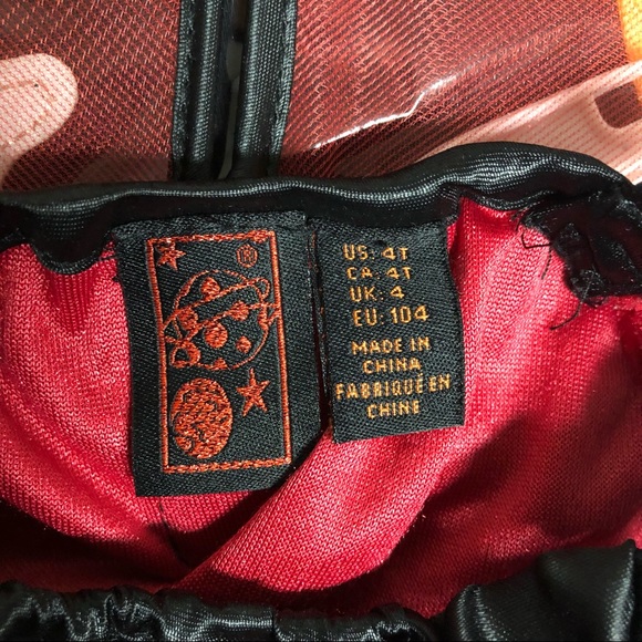 Ladybug costume for girls size 4T red/ black - Picture 5 of 6